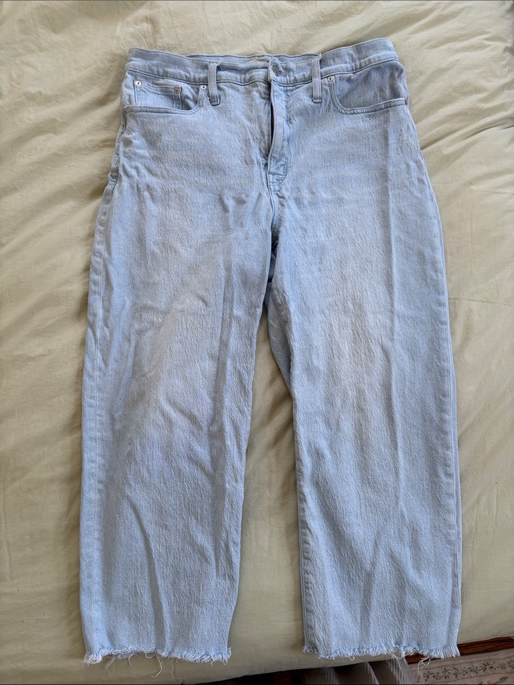Madewell perfect vintage wide-leg crop Jean